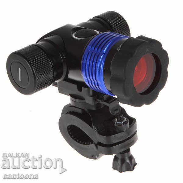 Powerful T6 LED headlamp with battery, ZOOM and 4 color filters - 5 Powerful T6 LED headlamp with battery, ZOOM and 4 color filters - 5