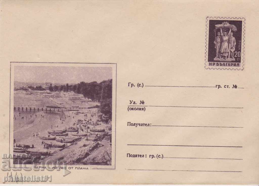 Mail envelope with 20th century 1958 VARNA as 46 I 1988