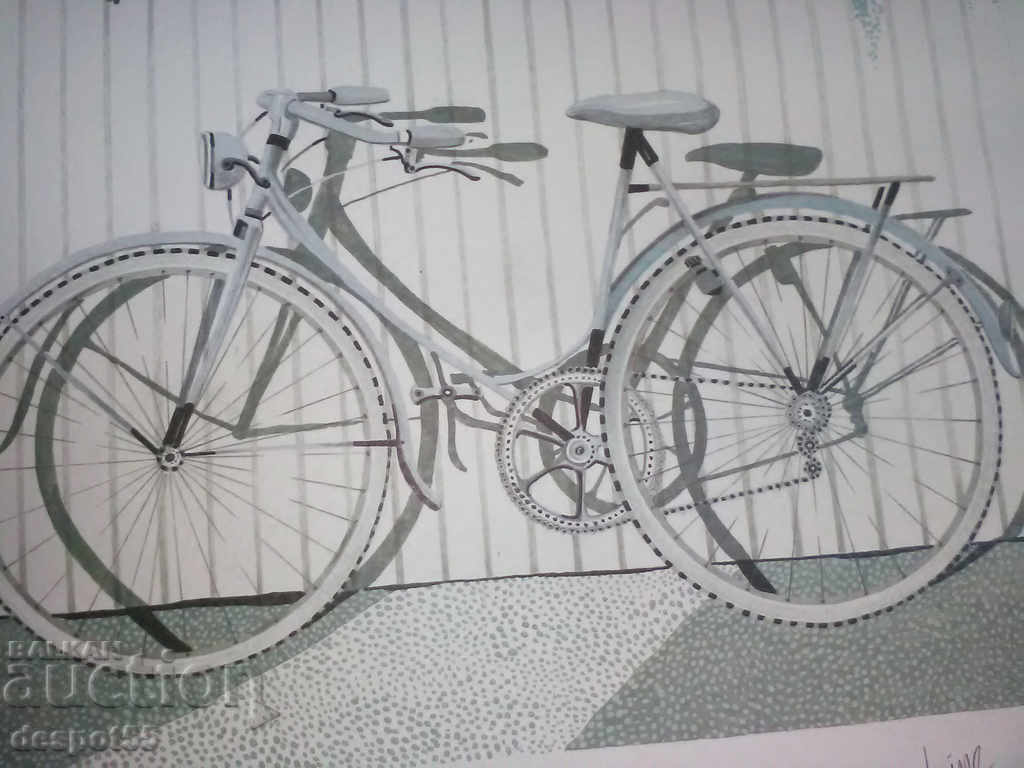 Delivery of Germany. Georg Heine (1877-1952) - "Bike of my mind".