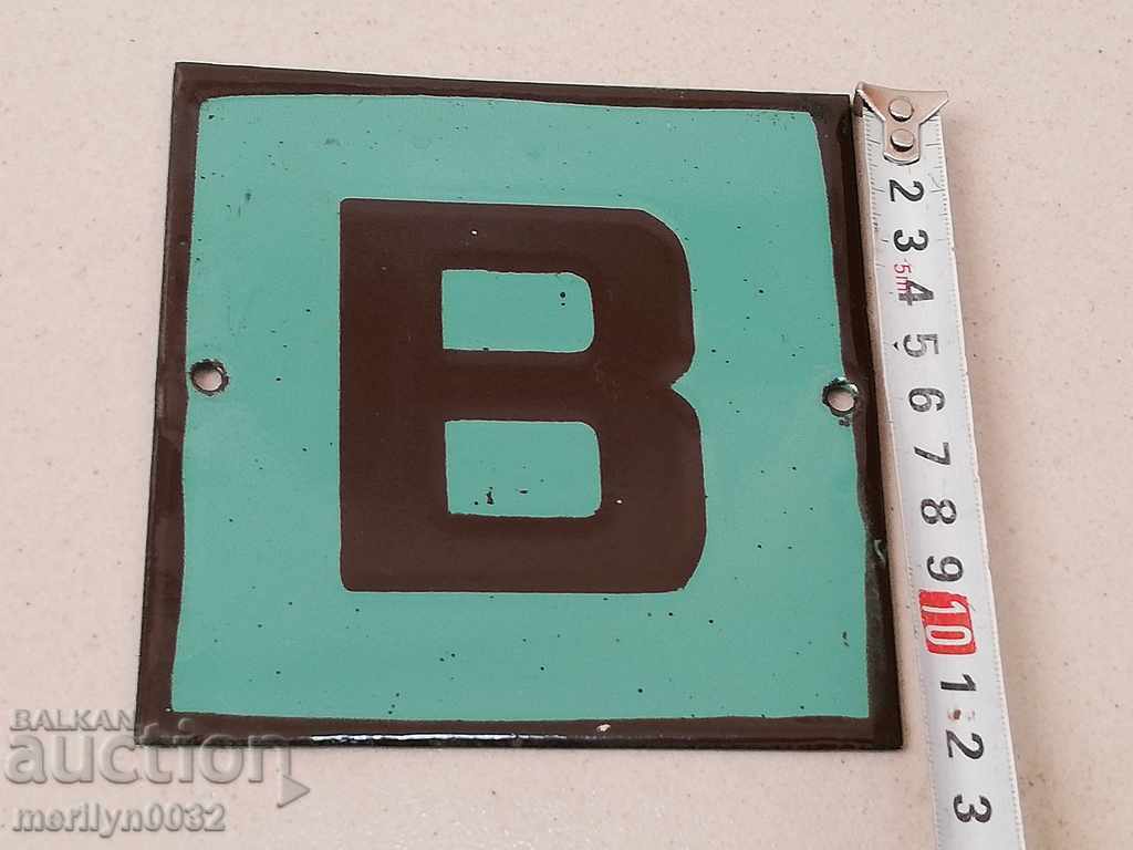 Auction Enameled plate, plate Auction Enameled plate, plate