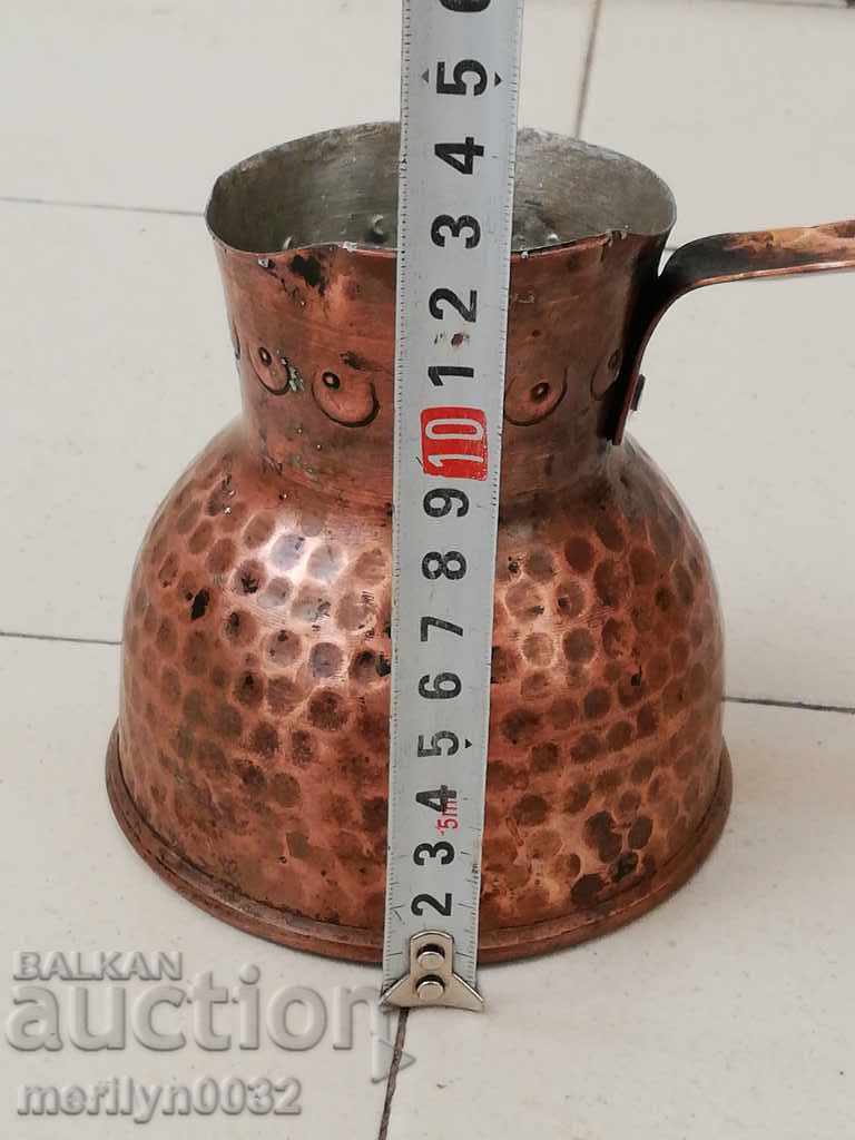 Παλιά χαλκού κονσερβοποιημένα κατσαρόλα, μπρίκι, χαλκό, σκάφος χαλκού - 5 Παλιά χαλκού κονσερβοποιημένα κατσαρόλα, μπρίκι, χαλκό, σκάφος χαλκού - 5