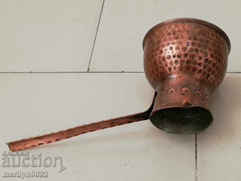 Παλιά χαλκού κονσερβοποιημένα κατσαρόλα, μπρίκι, χαλκό, σκάφος χαλκού - 6 Παλιά χαλκού κονσερβοποιημένα κατσαρόλα, μπρίκι, χαλκό, σκάφος χαλκού - 6