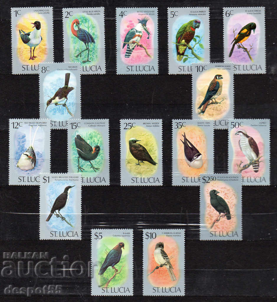 1976. St. Lucia. Birds.