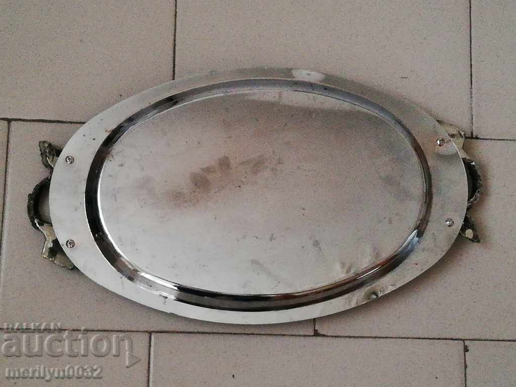 Old metal tray, tray, plateau - 6 Old metal tray, tray, plateau - 6