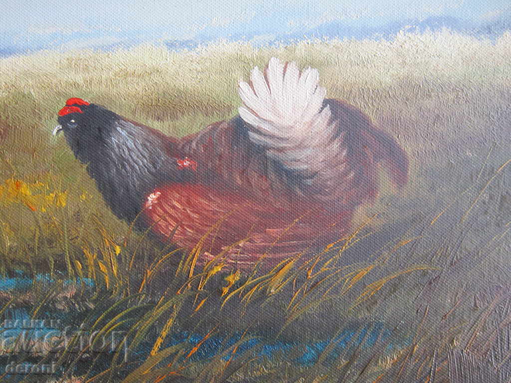 Auction Great Old oil painting on canvas signed Auction Great Old oil painting on canvas signed