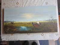 Great Old oil painting on canvas signed
