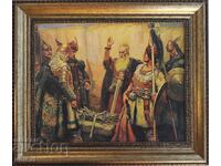 "Khan Kubrat and his sons", Dimitar Gyuzhenov, painting