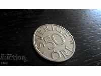 Монета - Швеция - 50 оре | 1979г.