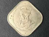 10 Shilling Gernsey 1966 Jubileul William Prima Normandie 1066