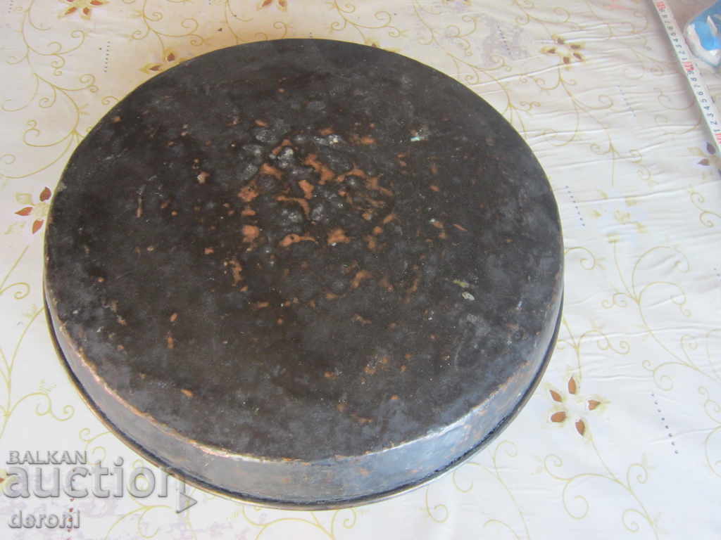 Стара бакърена тава тепсия меден съд с цена 30.00 лв. | € 15.34