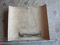 Ο παλιός χάρτης των Συρακουσών 1839