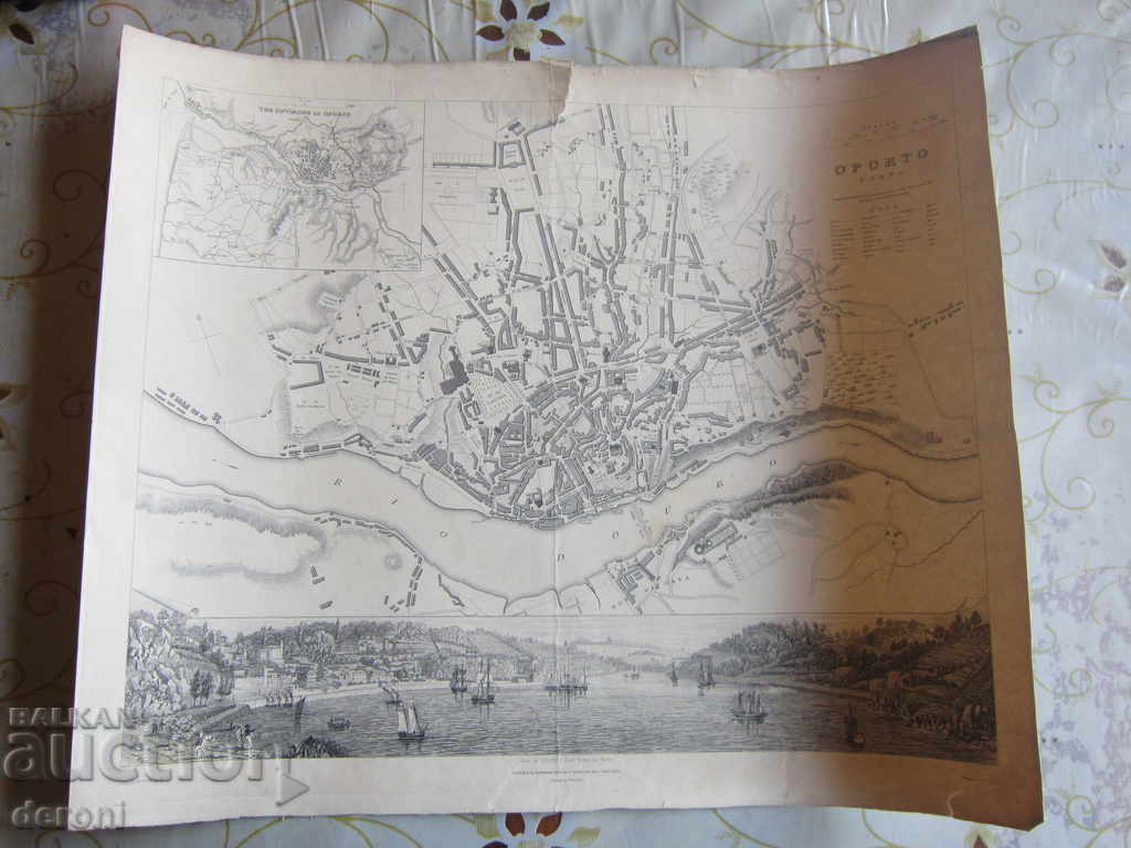 Old map Porto 1833 - 5 Old map Porto 1833 - 5