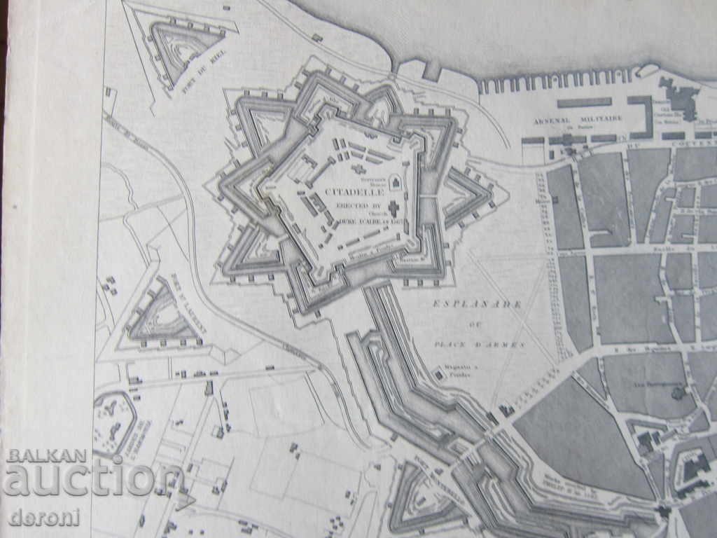 Delivery of Old map of Antwerp 1832 Delivery of Old map of Antwerp 1832