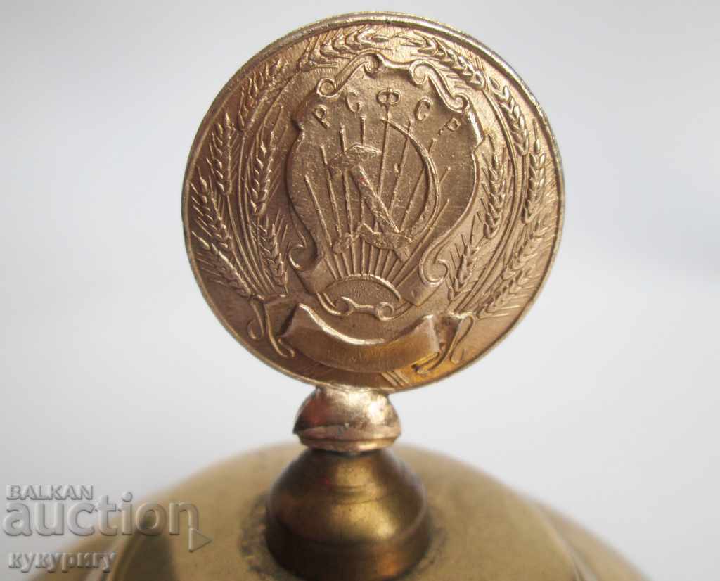 Auction Rare Old Prize Soccer Cup USSR painted signed 1962. Auction Rare Old Prize Soccer Cup USSR painted signed 1962.