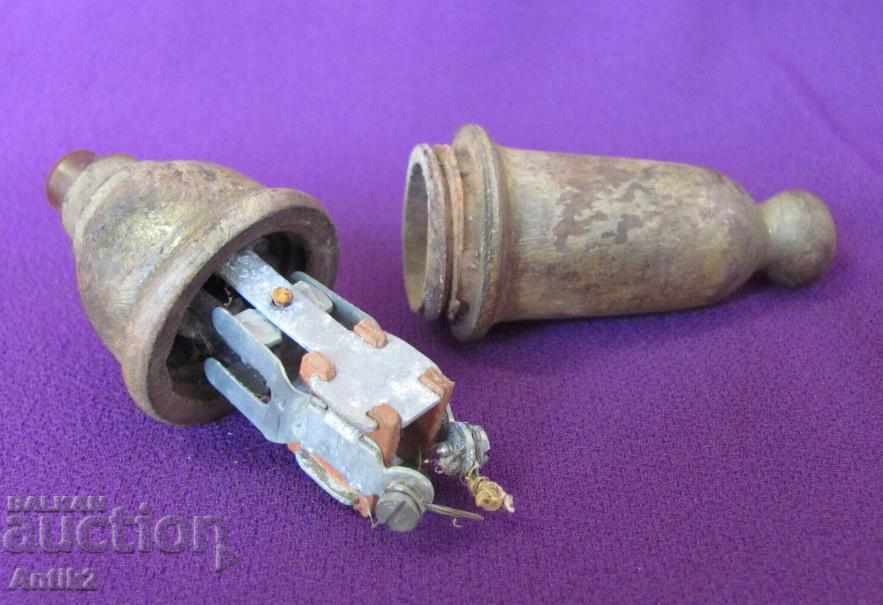 Delivery of 19th Century Wooden Electrical Key