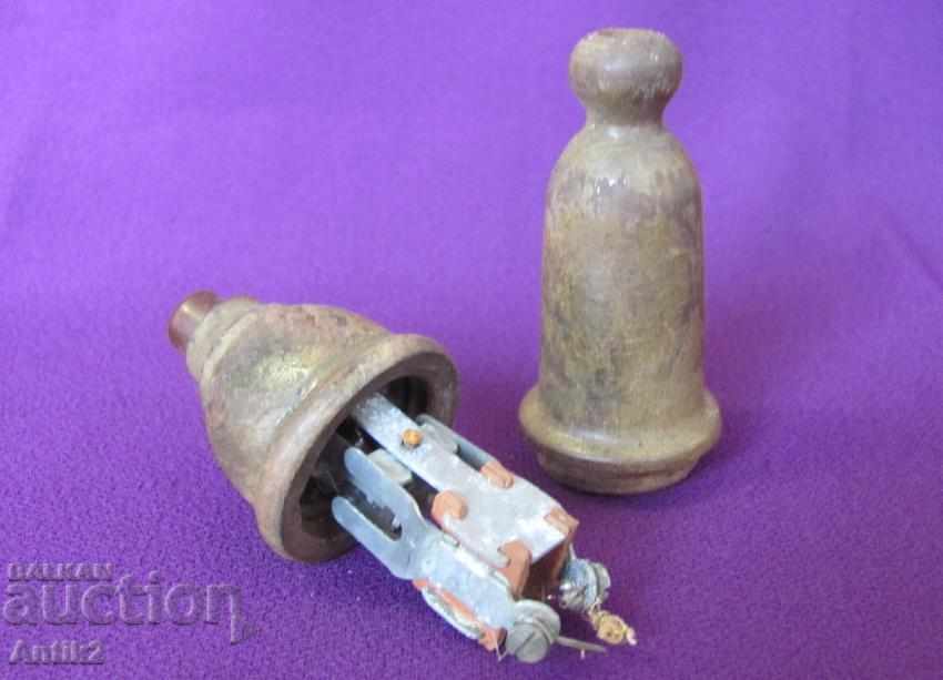 19th Century Wooden Electrical Key - 6