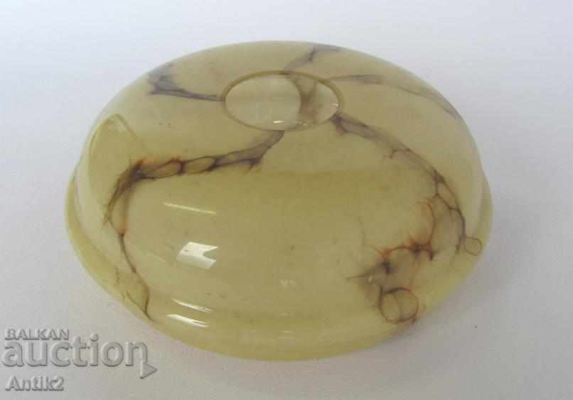 Delivery of Old Art Deco Opaline Glass Glass for Lamp Delivery of Old Art Deco Opaline Glass Glass for Lamp