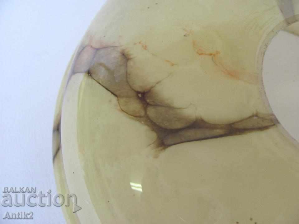 Old Art Deco Opaline Glass Glass for Lamp - 5 Old Art Deco Opaline Glass Glass for Lamp - 5