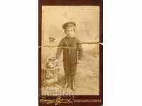 OLD PHOTOGRAPH - CARDBOARD - FR. BAUER - RUSE - M0743