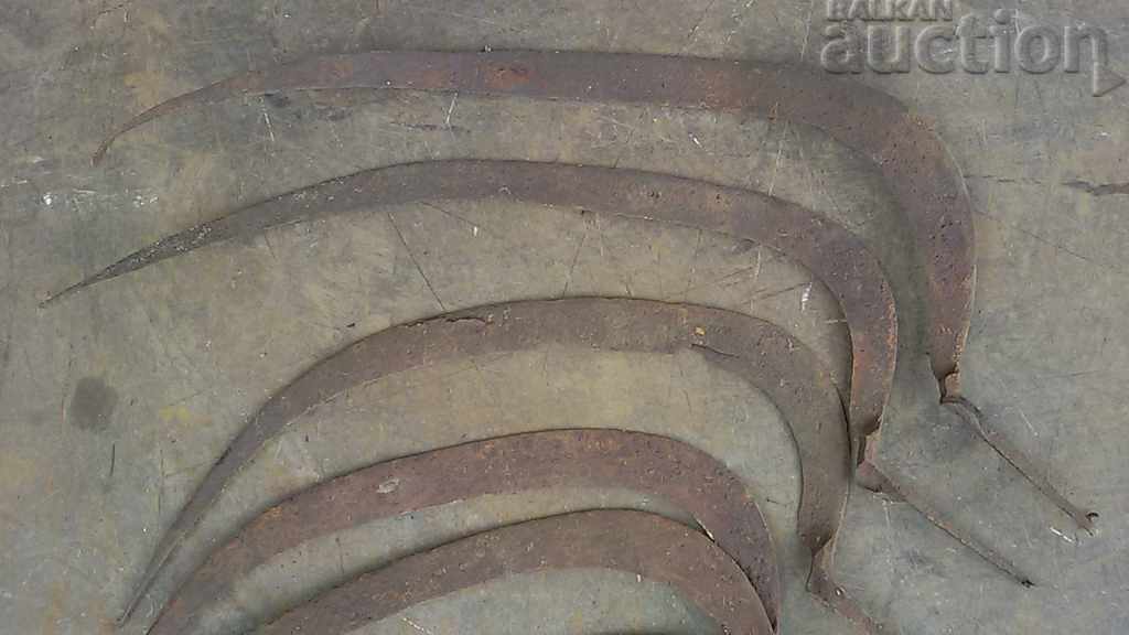 lot of antique sickles sickle mower with price 41.00 BGN | € 20.96 lot of antique sickles sickle mower with price 41.00 BGN | € 20.96