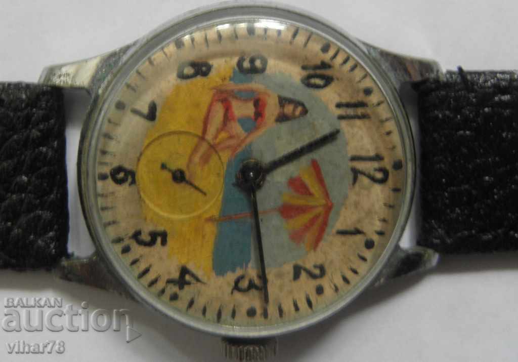 Licitație CEAS BĂRBĂTESC - ZIM - POBEDA CU CADRAN PICTAT Licitație CEAS BĂRBĂTESC - ZIM - POBEDA CU CADRAN PICTAT