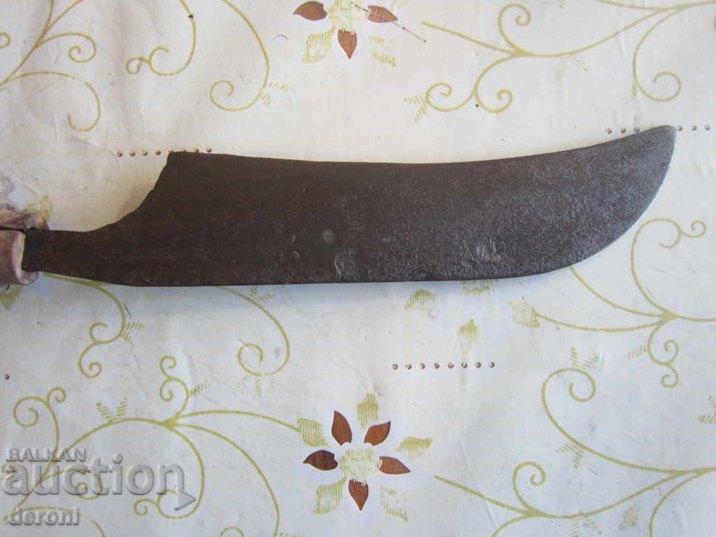Old German saddle ax machete knife 19th century - 5 Old German saddle ax machete knife 19th century - 5