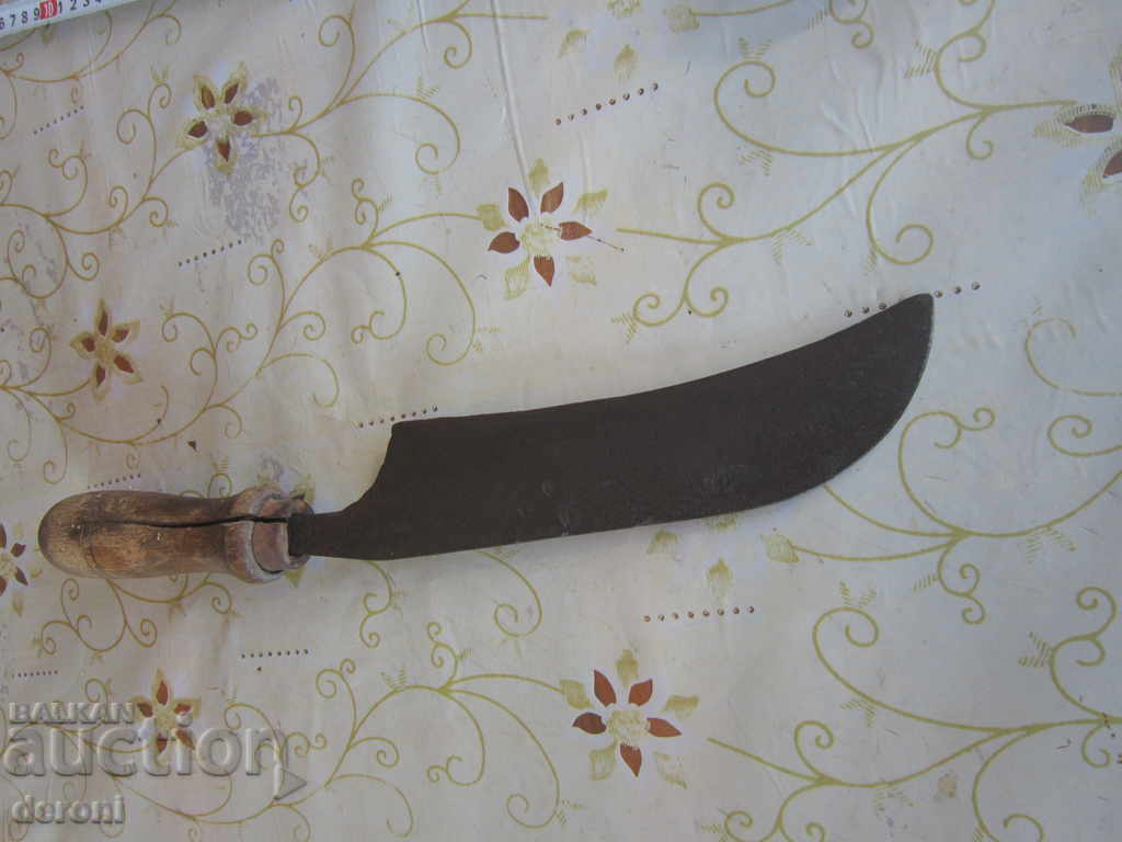 Old German saddle ax machete knife 19th century - 6 Old German saddle ax machete knife 19th century - 6