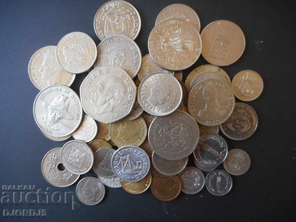 Доставка на Лот чуждестранни монети, 50 броя Доставка на Лот чуждестранни монети, 50 броя