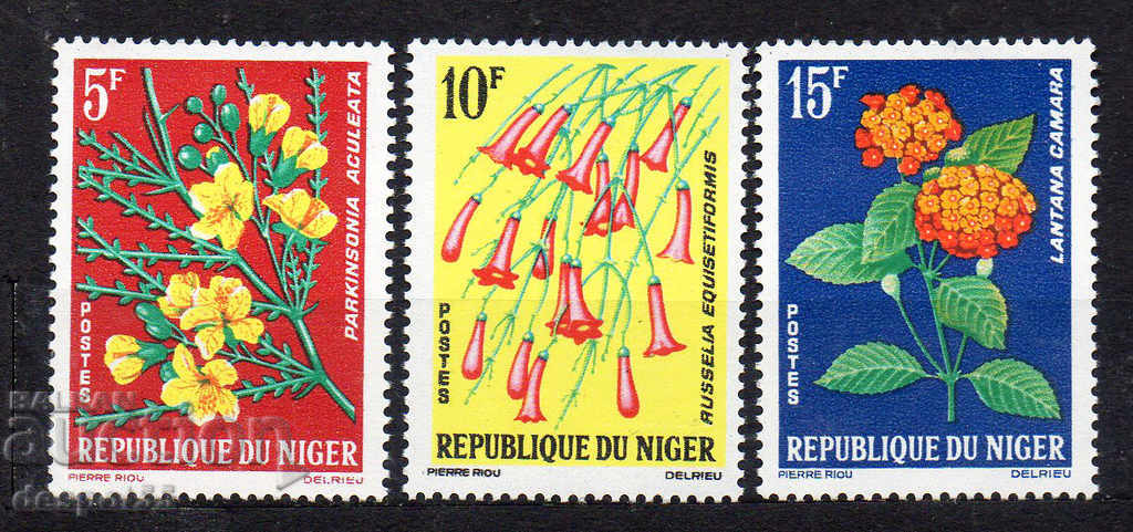 1964. Niger. Flowers.