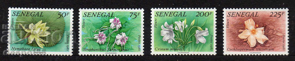 1982. Senegal. Flowers.