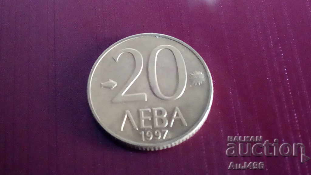 Delivery of 20 BGN 1997 (VF) *