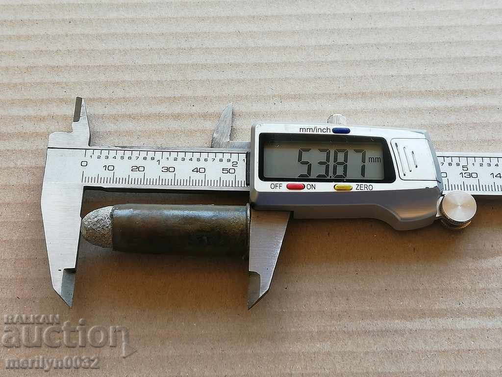 Cartridge from a Snyder rifle RTOV ammunition bullet casing evza - 6 Cartridge from a Snyder rifle RTOV ammunition bullet casing evza - 6