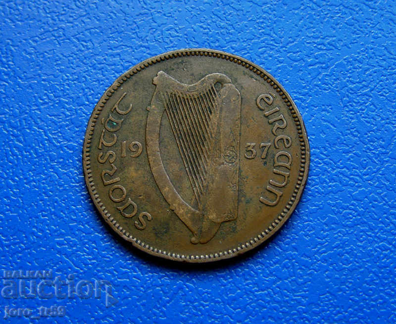 Ireland ½ penny (½ Pingin) - 1937 - Ireland / Eire Ireland ½ penny (½ Pingin) - 1937 - Ireland / Eire