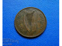 Irlanda ½ penny (½ Pingin) - 1937 - Irlanda / Eire