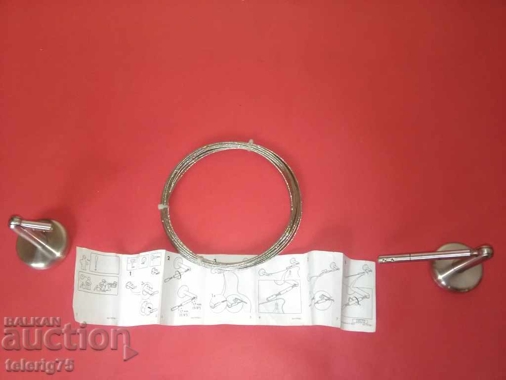 Βάση καλωδίων για κουζίνα ή μπάνιο "IKEA" από ανοξείδωτο ατσάλι με τιμή 30.00 BGN | € 15.34 Βάση καλωδίων για κουζίνα ή μπάνιο "IKEA" από ανοξείδωτο ατσάλι με τιμή 30.00 BGN | € 15.34