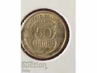 France 50 centimeters 1939 (C) Very Rare !!