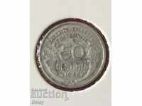 France 50 centimeters 1945 (B) Rare!