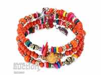 Ladies bracelet made of colorful beads "Bohemia"