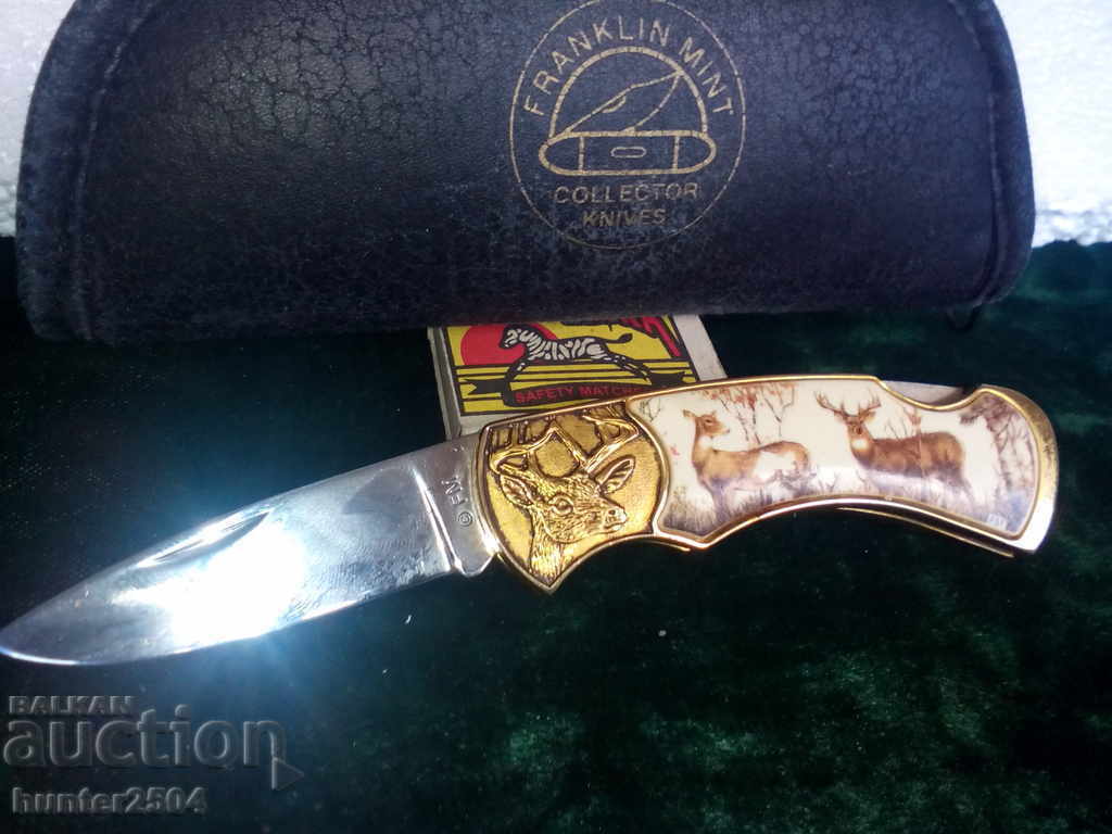 Leg collector "FRANKLIN MINT" Collector knives" gilding with price 159.95 BGN | € 81.78