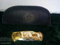 Leg collector "FRANKLIN MINT" Collector knives" gilding