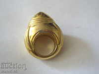 Gold ring.