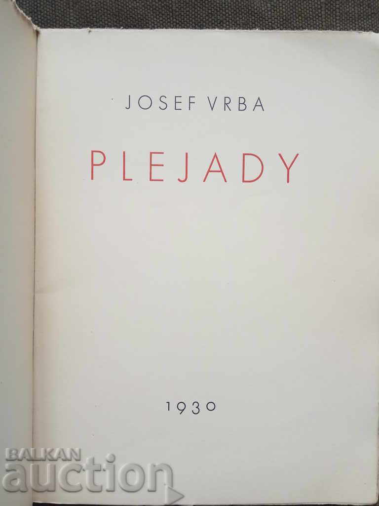 Livrarea Pleiadele. Josef Vrba (autograf???)