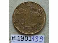 5 centi 2002 Barbados