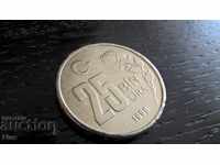 Moneda - Turcia - 25.000 liras | 1998.