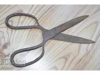 Old manual forged scissors