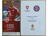 Program de fotbal Vaduz-Silex (Macedonia), Europa League 2016