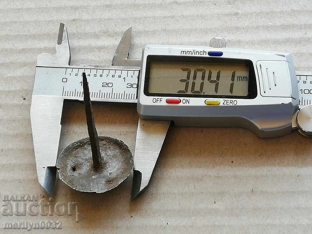 Parts flintlock gun ball nail bronze bracelet - 5 Parts flintlock gun ball nail bronze bracelet - 5