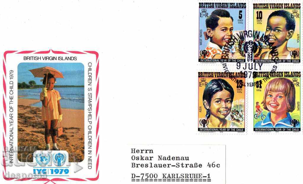 1979. Brit. Virgin Islands. Filing envelope "First Day".