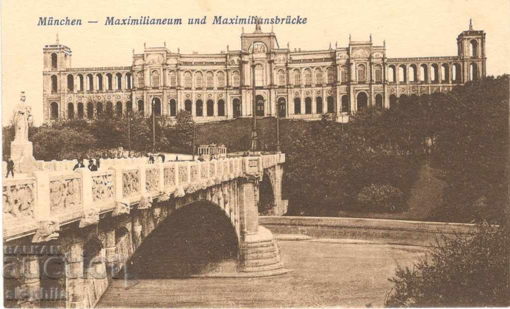 Old Postcard - Munich, Maximilian Palace
