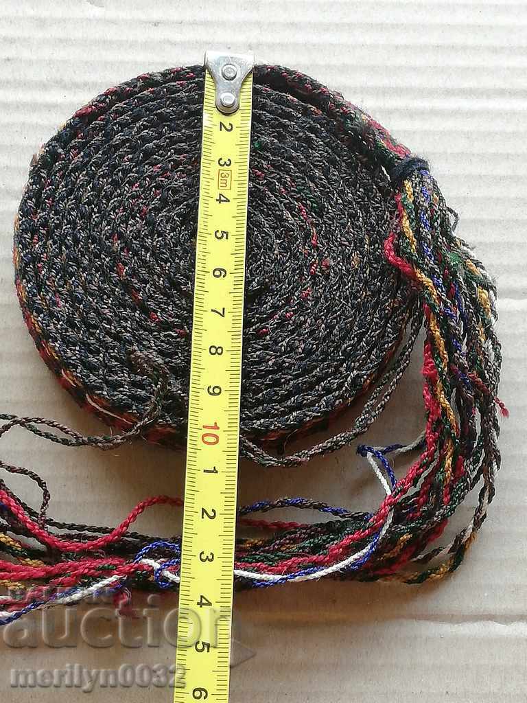 Old hand-woven belt, early 20th century costume - 5